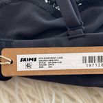 SKIMS  Fits Everybody Lace Demi Underwire Bra Onyx Size 32A Photo 6