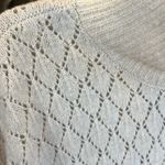 Wonderly Oversized Cream Mock Neck Sweater Roomy Womens Large Photo 10