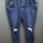 Torrid  High Rise Straight Leg Jeans Distressed Blue Wash Womens Size 16 Photo 0