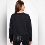 Nike Dri-FIT Just Do It Oversized Crop Crewneck Pullover Workout Sweatshirt Photo 1