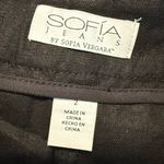 NEW Sofia Vergara Black Linen Blend Shorts Women’s Size 2 NO Belt 4” Inseam Photo 4