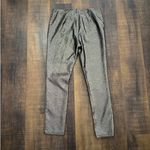 J. McLaughlin Metallic Ankle Pants Silver Shimmer Size 8 Photo 2