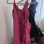 Rebecca Taylor  Rose Linen ruffle wrap dress Photo 2