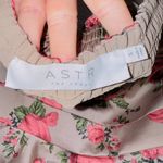 ASTR Women's Size Small Floral Sweetheart Neck Underwire Satin Top Photo 2