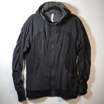 Lululemon Women's Dance Studio Full Zip Hooded Athletic Jacket Solid Black 18 Photo 0