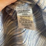 Loft Blue and White Striped Split Neck Top - Size XS Photo 5