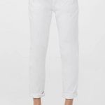 Rag and Bone White Dre Low Rise Slim Boyfriend Jean Size 32 Photo 0