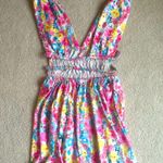 Floral open back sundress Pink Photo 1