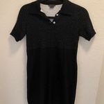Theory  Ilsa Shock Polo Polka Dot Knit Dress Photo 0