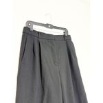 Babaton Aritzia  The Effortless Pleated Wide Leg Pants Size 12 Black Office Chic Photo 7