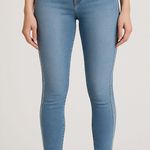 EXPRESS  Rhinestone Skinny Jeans Light Blue(A181) Photo 0