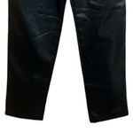 Princess Polly  Love Club Black Faux Vegan Leather Straight Pants Size 4 Photo 5