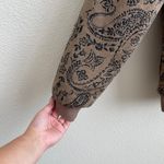 Forever 21 Brown Y2K Bella Swan Vibes Faux Sherpa Lined Paisley Print Full Zip Up Hoodie Photo 3