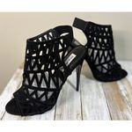 Steve Madden  Bootie Style Open Toe Stiletto Heels Size 9M Photo 5