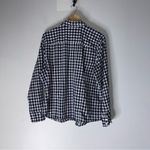 J Crew Factory Blue White Gingham Check Collar Cotton Button Down Shirt 2XL Size 2X Photo 1