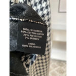 Bagatelle Collection Houndstooth Blazer Jacket Coat Double Breasted XL Classic Black Photo 4