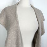 Club Monaco  Wool Cashmere Waterfall Open Front Short Sleeve Cardigan Sweater XS Photo 3