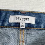 RE/DONE  Jeans Women's Size 27x33 90s‎ High Rise Blue Rigid Denim Photo 4