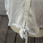 French Laundry NWT white tie front shirt small Photo 1