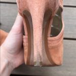 Michael Kors Blush Pink Suede Leather Peep Toe High Heels - Size 8.5 Photo 9