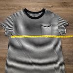 Time and Tru Women's Black White Striped Cotton T Shirt Dress Size‎ Large Size 12 Photo 4
