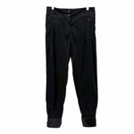 BRORA Black Corduroy Bombacho Pleated Slouchy Tapered Ankle Pants Women’s Size 4 Photo 11