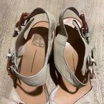 DV by Dolce Vit Dolce Vita DV Kanna Ankle Strap Sandals Ivory Leather Size 9 - Copper Buckles Photo 5