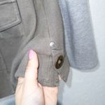 Neon Buddha Green & Gray Waffle Knit Cotton Jacket Size Medium Photo 4