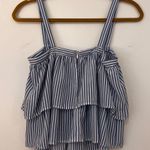 Koch  Blue and White Striped Blouse Photo 5