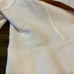 Graeme Black Vintage Jacket Blazer Cream Bone Leather Trim Tan M Coastal Career Size M Photo 7