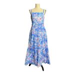 Lilly Pulitzer  Sail Boat Vibrant Blue and Pink Maxi Dress Size 10 Photo 7