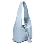 LAGGO Havana Hobo Shoulder Bag Blue Pebbled Leather Photo 14