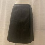 Black Croc Leather Pencil Skirt Sz 6 womens Tom K Nguyen 100% Leather Skirt sz 6 Photo 12