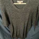 Michael Kors MICHAEL : Gray/ Silver Metallic Sweater Dress- L Photo 2