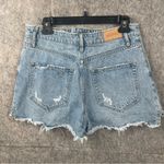 Show Me Your Mumu  Womens Size 27 high rise cheeky distressed hem button fly blue Photo 7