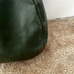 Hobo international dark Green Leather roomy Shoulder Bag w/flaws stains Photo 10