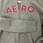 Aeropostale NWT, Heather Grey and Pink Aero Hoodie, zip up, size SM Photo 1