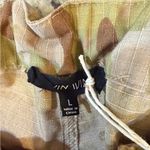 Camouflage Wide Leg Cargo Jogger Pants Brown Size L Photo 5