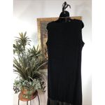Chico’s Travelers Women’s Black Sleeveless Pullover Dress Size L Ruffle Hem Size L Photo 5