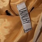 Laundry by Shelli Segal 10 gown Champagne shimmer gold, twist knot, low back, an Photo 3