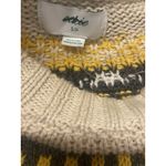 Aerie Fair Isle Pullover Sweater Nordic Cozy Soft Gray Yellow Women's S Photo 4