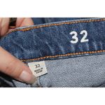 J.Crew Womens Full Length Demi Boot BF569 Blue High Rise Bootcut Jeans Size 32 Photo 4