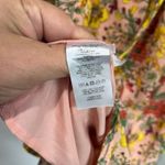 Loft Long Sleeve Floral Wrap Mini Dress Pink Fall Wedding Guest XS Photo 7