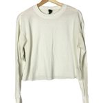 Wild Fable White Crewneck Thermal Knit Long Sleeve T-Shirt M Photo 1