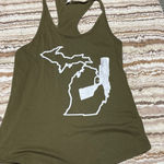 Michigan tanks top​​ Green Size L Photo 0