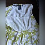 Kasper Yellow/Green Midi Leaves & Floral Print Zips On Side Pleaded Bott… Green Size 16 Photo 7