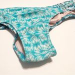 Shade & Shore  Cheeky Bikini Bottom Ruched Blue White Tie Dye NWOT XS Photo 4