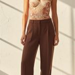 Free People NEW  Good Luck Charm Printed Bodysuit Pink Combo Large Coquette Photo 0