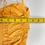 Farm Rio NWT  Gathered Drop Waist Maxi Dress Size S Orange Cotton Photo 11