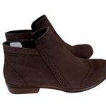 NWOB NOAT Nefasi Coffee Bean Nubuck Brown Leather Oxford Ankle Booties Sz 6 / 37 Photo 0